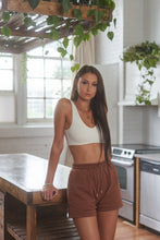 Load image into Gallery viewer, Brown Jogger Shorts
